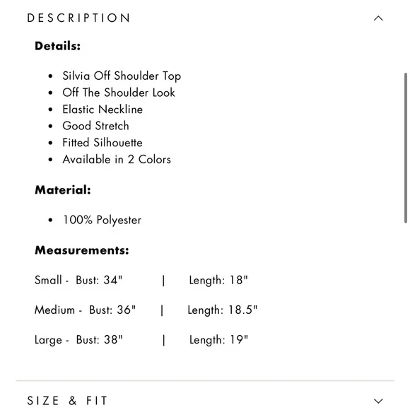 NWT Wild Oak boutique Silvia Top BROWN - Picture 4 of 4